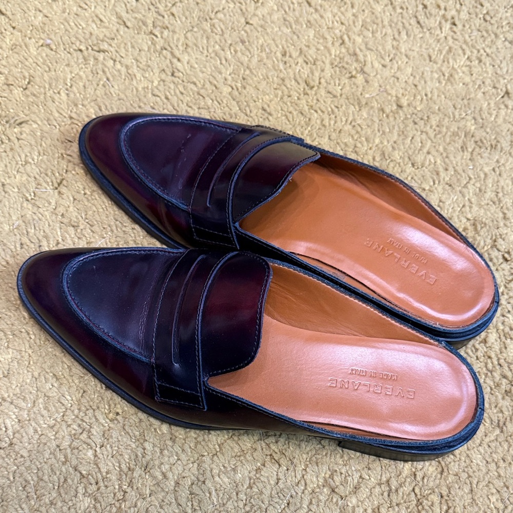 Everlane leather made in Italy loafer flats